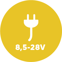 Icon Spannung 8,5-28V